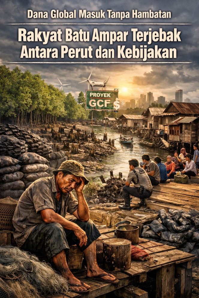 
 Dana Global Masuk Tanpa Hambatan, Rakyat Batu Ampar Terjebak Antara Perut dan Kebijakan