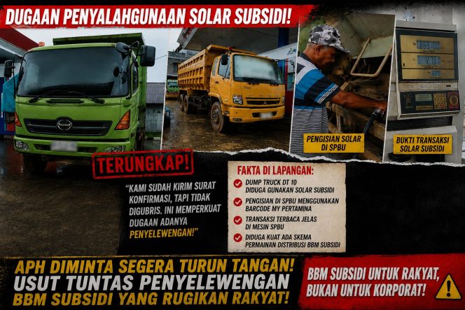 
 Ketua JMI Kalbar Soroti Dugaan Penyalahgunaan Solar Subsidi oleh DT 10 di Kubu Raya