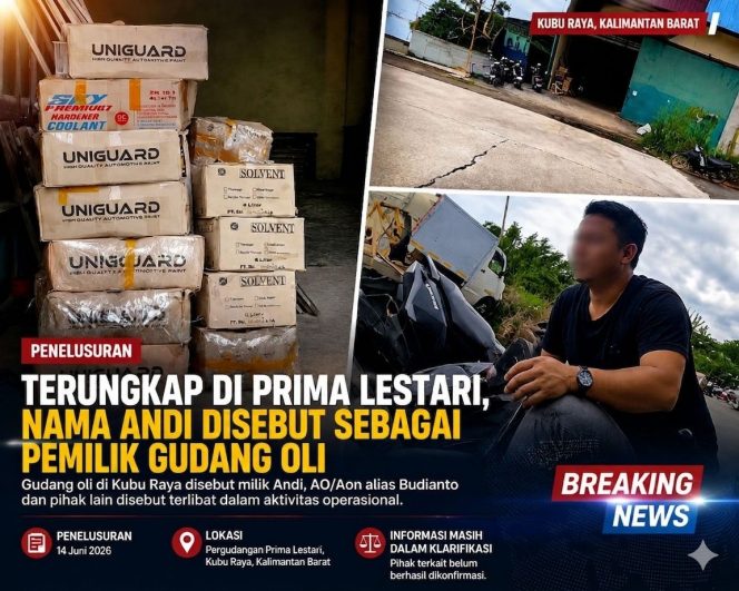 
 Nama Lain Muncul dalam Sorotan Gudang Oli di Kawasan Pergudangan