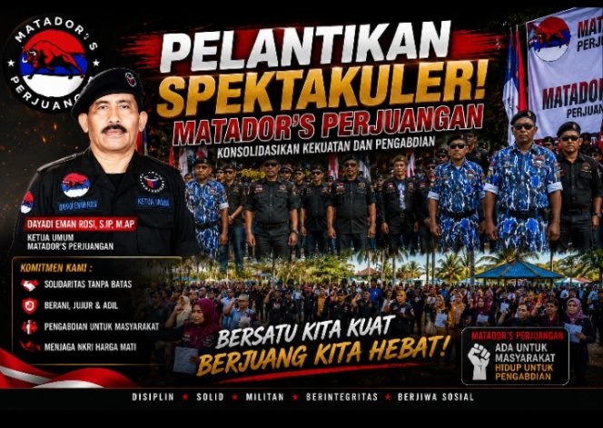 
 Pelantikan Spektakuler! 117 Kekuatan Baru Matador’s Perjuangan Resmi Dilantik di Pantai Maroneng